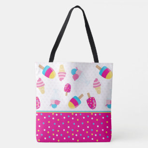Bolso De Tela Conos de helado, helados, y barras