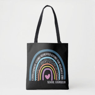Bolso De Tela Consejero Escolar Compasivo Cuidados Dedicados