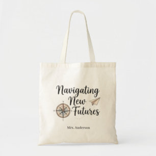 Bolso De Tela Consejero Escolar Navegando Nuevos Futuros Persona