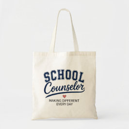 Bolso De Tela Consejero Escolar que Marca la Diferencia Todos lo