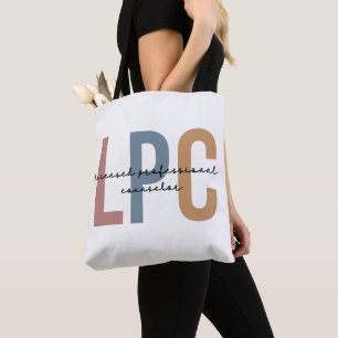 Bolso De Tela Consejero Profesional con Licencia LPC