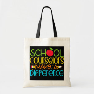 Bolso De Tela Consejeros Escolares Orientación de Diferencias