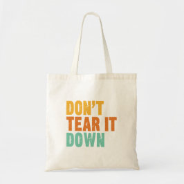 Bolso De Tela Conservación Histórica, Amante de Edificios Antigu