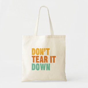 Bolso De Tela Conservación Histórica, Amante de Edificios Antigu