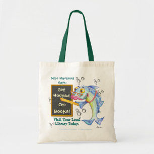 Bolso De Tela ¡Consiga enganchado en los libros!