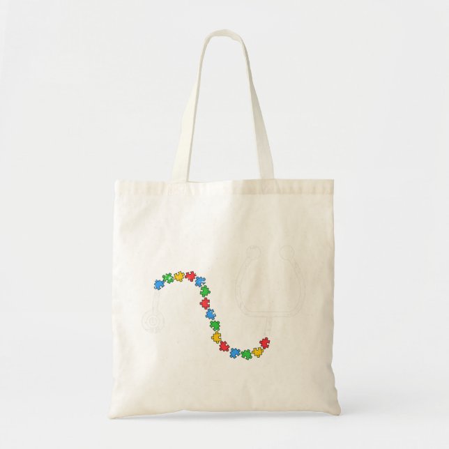 Bolso De Tela Consiga este diseño de camiseta estetoscopio como  (Frente)