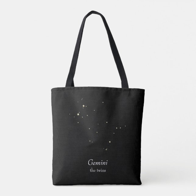 Bolso De Tela Constelación de Gemini (Reverso)