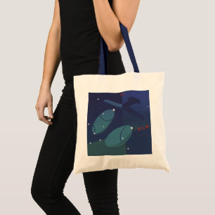 Bolso De Tela Constelación de la escala de Libra Astrología zodi