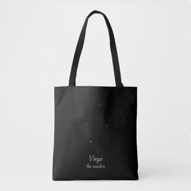 Bolso De Tela Constelación de Virgo (Anverso)