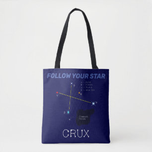 Bolso De Tela Constelación del hemisferio sur crux