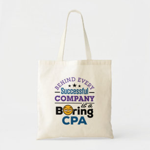 Bolso De Tela Contador público certificado CPA Boring CPA