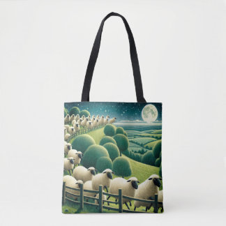 Bolso De Tela Contando Ovejas