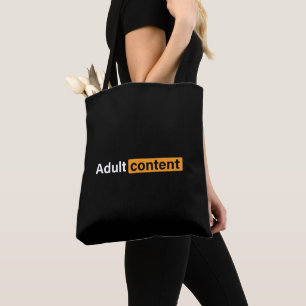 Bolso De Tela Contenido para adultos Humor para adultos Camiseta