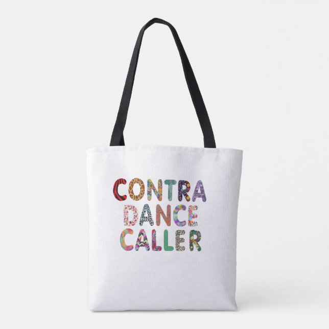 Bolso De Tela Contra visitante de la danza (Reverso)
