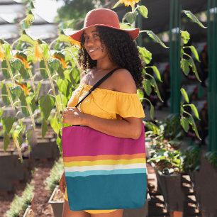 Bolso De Tela Contraste vintage