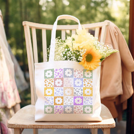 Bolso De Tela Control de flor retro