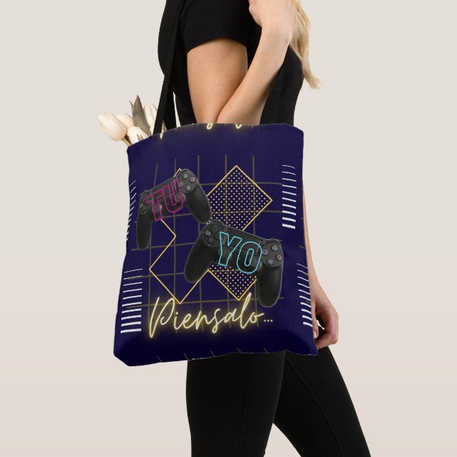 Bolso De Tela controles gamers (Detalle)