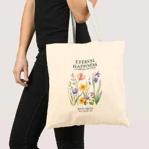 Bolso De Tela Convención de Felicidad Eterna Personalizada 2026