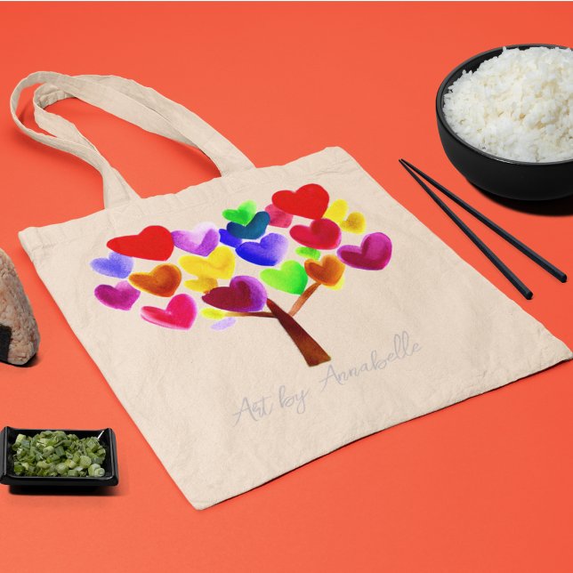 Bolso De Tela Convierte el arte o el dibujo de su hijo en un (Subido por el creador)