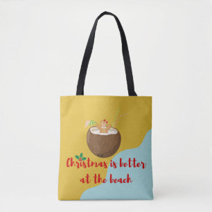 Bolso De Tela Cookie de Navidades de playa