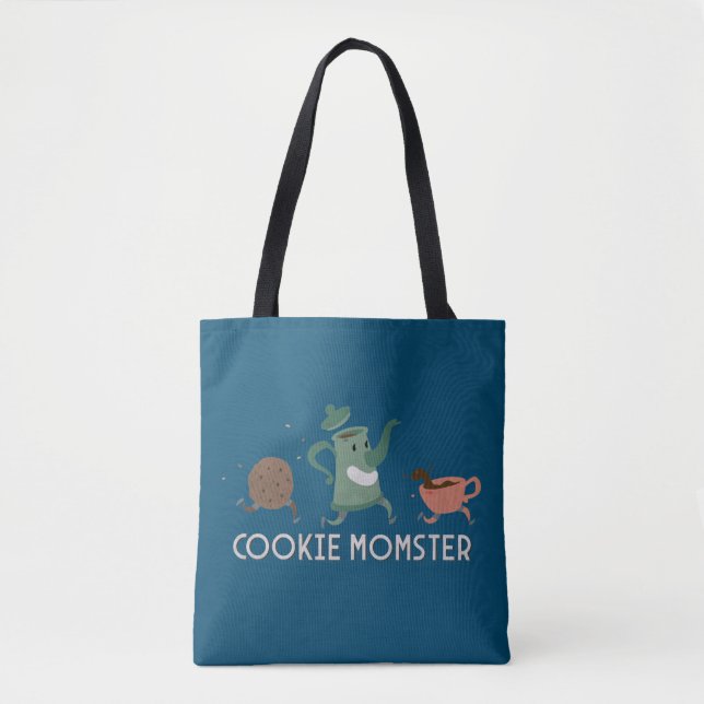 Bolso De Tela Cookie Momster (Anverso)