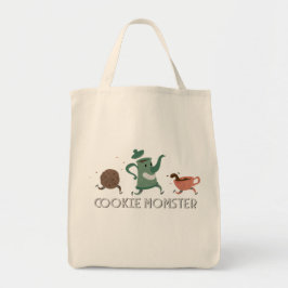 Bolso De Tela Cookie Momster Tote Bag