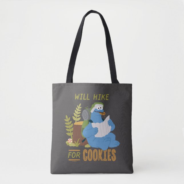 Bolso De Tela Cookie Monster | Alquiler De Cookies (Anverso)