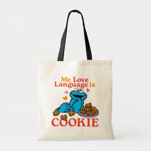 Bolso De Tela Cookie Monster Cita el día de San Valentín