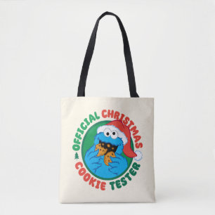Bolso De Tela Cookie Monster   Navidades oficiales Cookie Tester