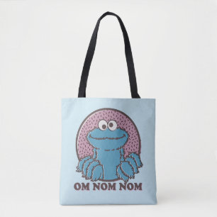 Bolso De Tela Cookie Monster Om Nom