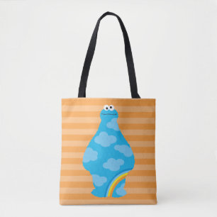Bolso De Tela Cookie Monster Rainbows
