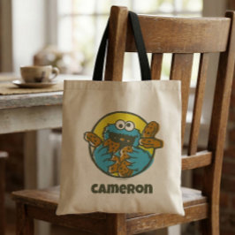 Bolso De Tela Cookie Monster Retro