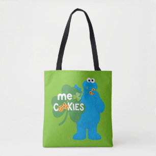 Bolso De Tela Cookie Monster Shamrock Love
