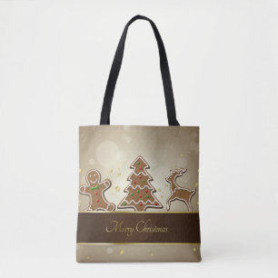 Bolso De Tela Cookies de Gingerbread