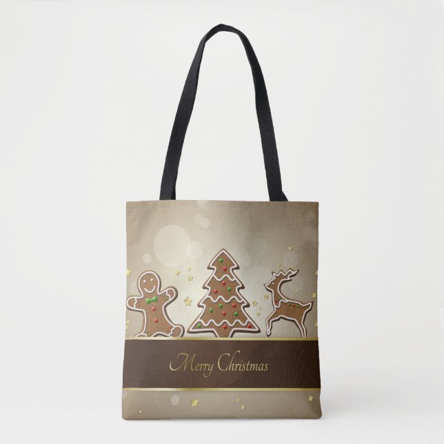 Bolso De Tela Cookies de Gingerbread (Anverso)