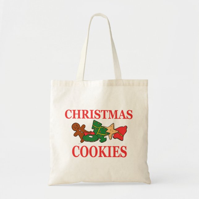 Bolso De Tela cookies de los navidades (Frente)