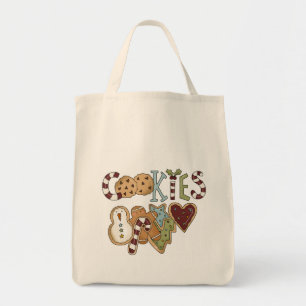 Bolso De Tela Cookies para camisetas y regalos de Santa