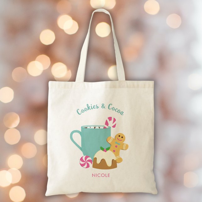 Bolso De Tela COOKIES Y COCOA navidades (Subido por el creador)