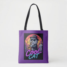 Bolso De Tela Cool Cat Trombone Player Music Quote Tote Bag
