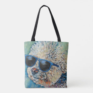 Bolso De Tela Cool 'Chon el imán flexible Bichon