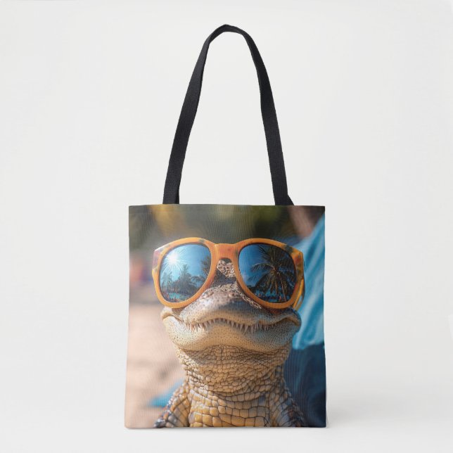 Bolso De Tela Cool Croc (Anverso)