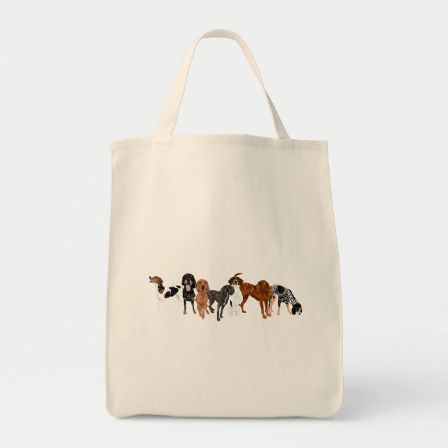 Bolso De Tela Coonhounds (Frente)