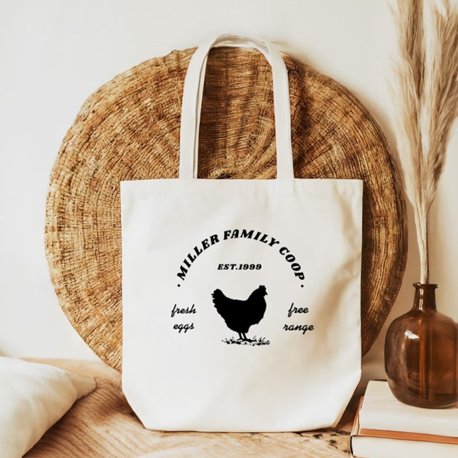 Bolso De Tela Coop familiar Happy Hen Farmhouse (Subido por el creador)