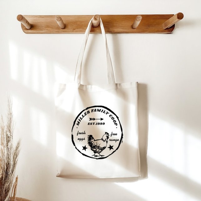 Bolso De Tela Coop familiar Happy Hen Monograma (Subido por el creador)