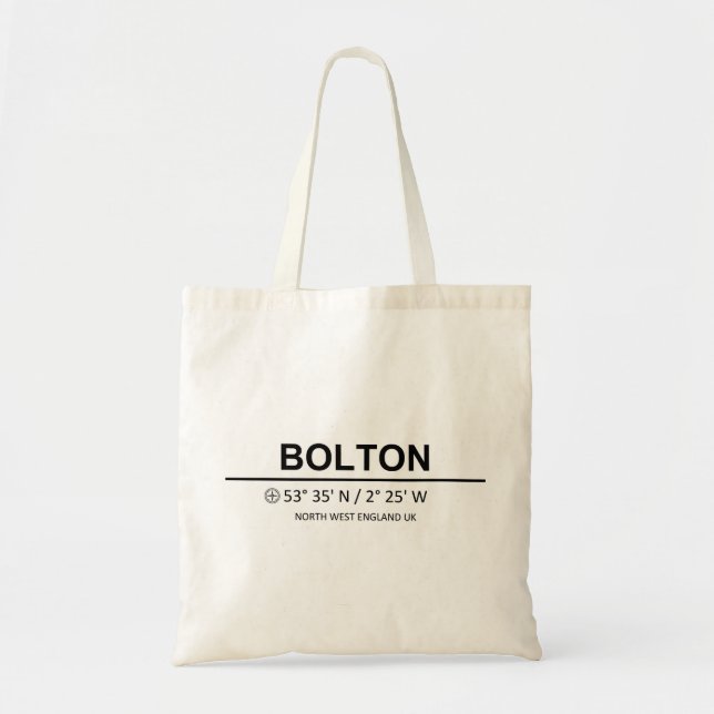 Bolso De Tela Coordenadas Bolton (Frente)
