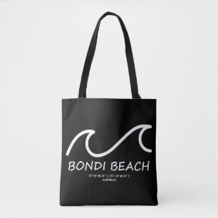Bolso De Tela Coordina la playa de Bondi