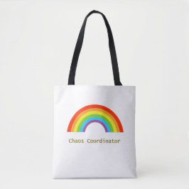 Bolso De Tela Coordinador de Caos Arcoíris