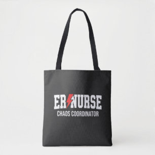 Bolso De Tela Coordinador de Caos de Enfermera de Urgencias