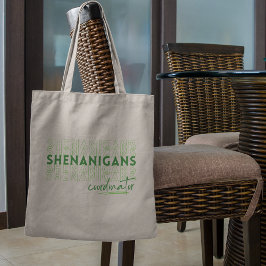 Bolso De Tela Coordinador de Traviesuras del Día de San Patricio