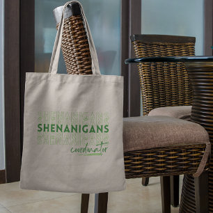 Bolso De Tela Coordinador de Traviesuras del Día de San Patricio
